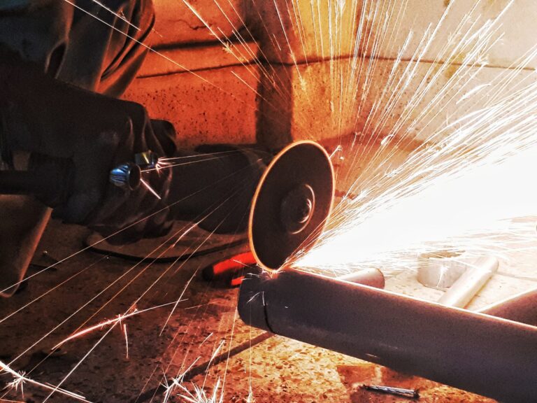 Angle Grinder Sparks